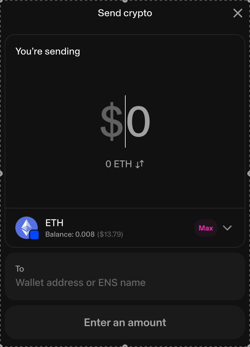 Uniswap fails to resolve the Base deposit address